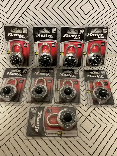 🔐 Master Lock Anti-Shim,3,Tough Under Fire,LOT OF 9 Pieces 🆕