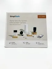 SimpliSafe 8-Piece Home Security System Indoor Outdoor Cameras Keypad New In Box