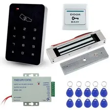 LIBO Stand-Alone Door Access Control System Kit Set with 180kg/350lbs Magneti...