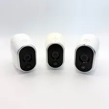 Lot of 3 Netgear Arlo VMC3030 Wireless Security Cameras AS-IS For Parts Only