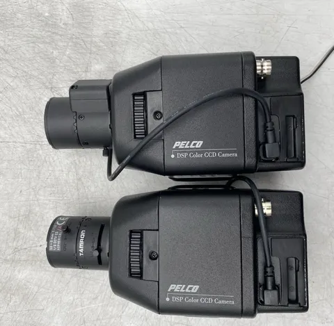 LOT OF 2 PELCO COLOR CAMERA CC3701H-2