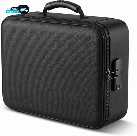 Fireproof Document Box (Soft-Shell) with Lock 5200°F Fireproof & Water-Resistant