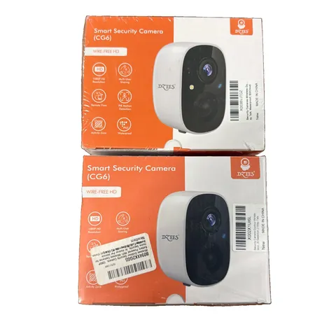 Dzees CG6 Waterproof 1080p HD Wire Free Smart Security Camera 2 Camera Bundle