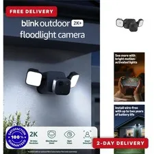 Blink Outdoor 2K+ Floodlight Camera - Wireless Security System