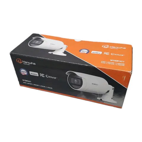 Hanwha 4MP IR Bullet Security Camera, Day & Night 2.8mm Lens ANO-L7012R