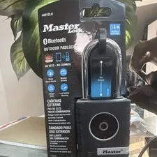Master Lock 4401DLH Bluetooth Outdoor Digital Padlock, Weather Resistant, Black