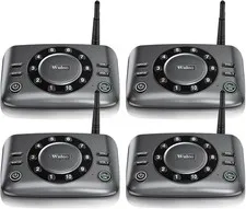 Wuloo Hands Free Intercoms Wireless Home Full Duplex 4 Pack