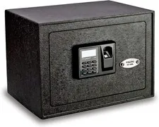 Fingerprint Home Safe with 32-Print Access, Adjustable Shelf, LED Light