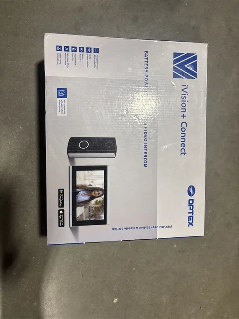 Optex iVision+ Connect IVPC-DI Battery-Powered Wireless Video Intercom, New