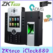 ZKteco iClock880 Fingerprint Time Attendance Clock Machine WIFI Access Control