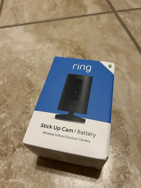 Ring Stick Up Cam Battery Wireless Indoor/Outdoor Security Camera 1080p Wi-Fi