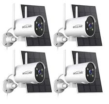 Solar Battery Powered Camera Wireless WiFi Outdoor Home Security Camera System
