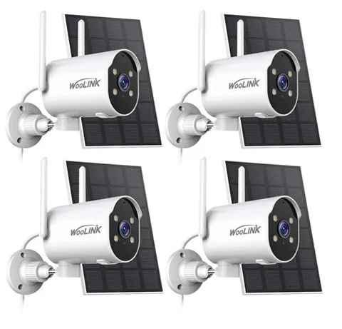 Solar Battery Powered Camera Wireless WiFi Outdoor Home Security Camera System