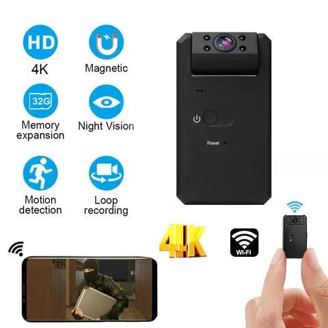 1080P HD 4K Mini Camera Wireless Wifi IP Cam Home Security Night Vision DVR