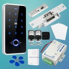 Waterproof Fingerprint Access Control IC Reader NC Strike Lock