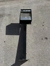 Commercial Gate Entry Keypad Intercom w/ Drive-Up Pedestal – SES Stainless