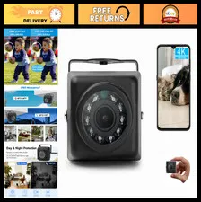 5MP Mini POE IP Camera, Outdoor Waterproof, Ultra HD 2880x1620, Night Vision, Mo