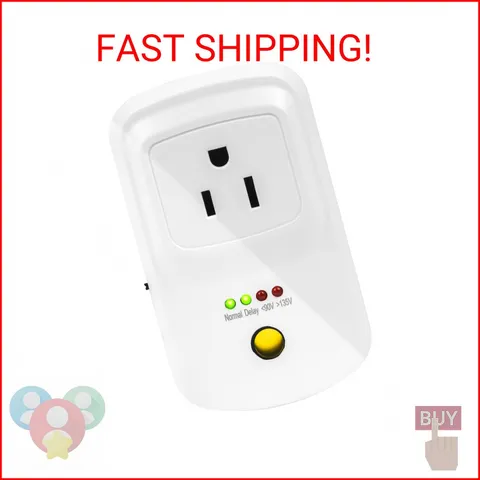 ENDMAN Refrigerator Surge Protector and Power Failure Alarm with 3-Min Time Dela