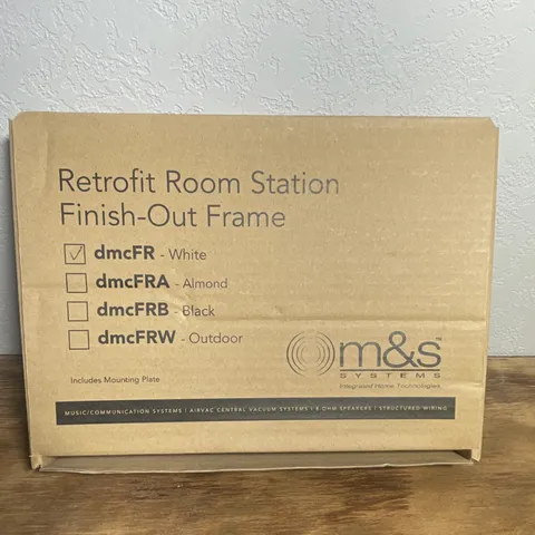 M&S Systems dmcFR Box/Body Metallics Includes Mounting Plate for Intercom