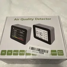 Tuya 2CO15 Wi-Fi 16-in-1 Air Quality Detector Smart Weather Station White