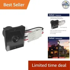 Dusk-to-Dawn Sensor 120V Automatic Outdoor Photocell for 3" Lamp Posts