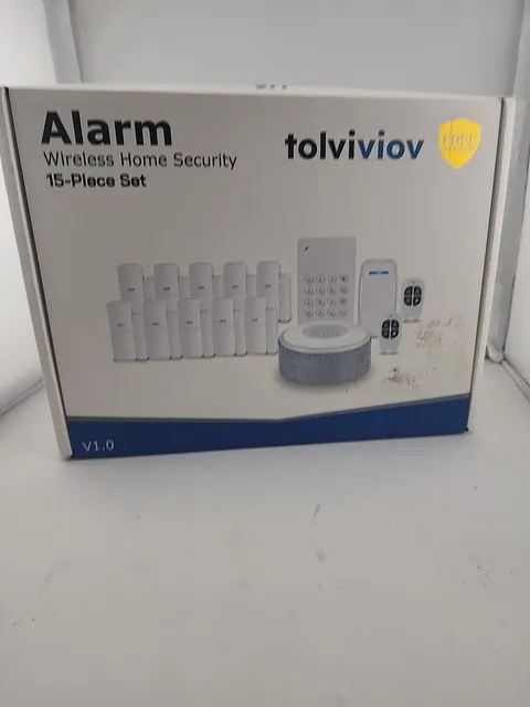 tolviviov 15Piece Alarm System for Home Security DIY Door Alarm Security Systems