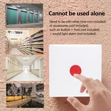 Wired Emergency Panic Alarm Button Intelligent Door Access Property Switch With