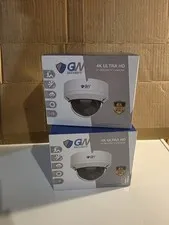 GW 4K Security Dome Camera (2pk) Model GW833HD. 2.8MM LENS. NEW