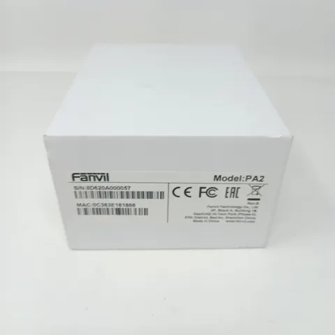 Fanvil PA2 SIP Video Intercom & Paging Gateway PoE