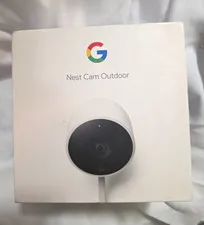 Google Nest Cam Outdoor Wired WiFi 1080p Night Vision White