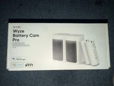 Wyze Battery Cam Pro 2K Color Night Vision/Radar Detection 2 Pack WYZECOP-RB2PK