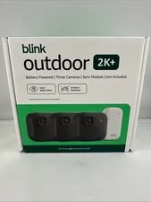 Blink Outdoor 2K+ Wireless Security Camera - 3 Camera System