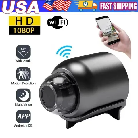1080P Mini Camera CCTV WiFi HD IP Night Vision Camcorder Home Security Cam US