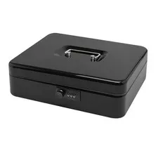 Secure Steel Cash Box with Combination Lock and Removable Tray – Metal Money ...