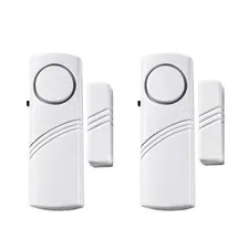 2 Pack Door Window Alarm, Magnetic Sensor Alert, Home Security System for Hou...