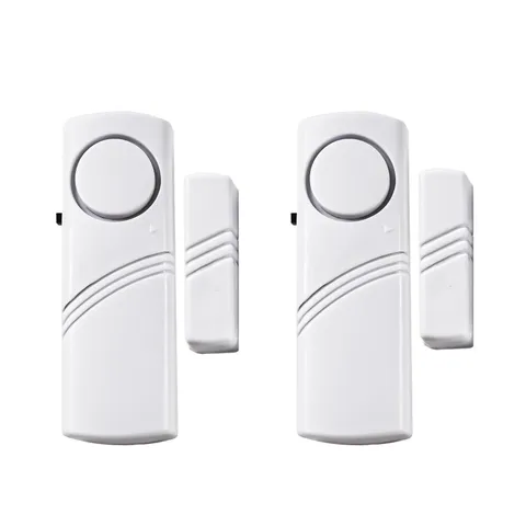 2 Pack Door Window Alarm, Magnetic Sensor Alert, Home Security System for Hou...