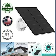 5V USB Solar Panel for Battery-Powered Security Cameras with Waterproof Design