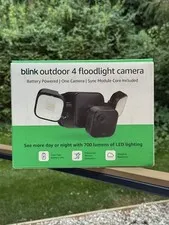 NEW Blink Outdoor 4 Floodlight Camera Wireless smart Security Camera 700 lumens
