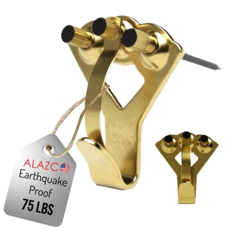 4 Pack Earthquake Safe Museum Quality Heavy Duty Tremor Proof Picture Hanging Ho