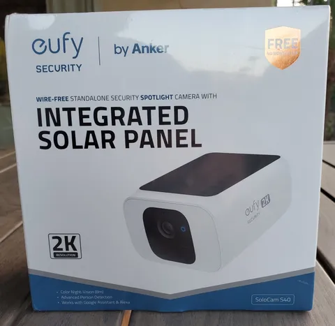 eufy Security SoloCam S40 2K Wireless Wi-Fi Outdoor Spotlight Solar Camera