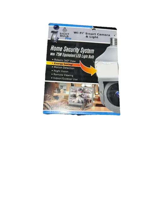 Sight Bulb WiFi Smart Camera & Light Pro, 75W Equivalent LED Light