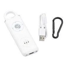 Safety Alarm for Women 130DB Siren with Keychain Emergency Light Rechargeable