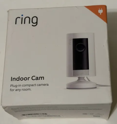 Ring Indoor Cam Plug In Compact Camera 2-Way Audio Color Night Vision Alexa NEW