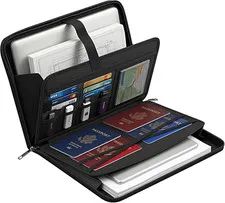 Fireproof Document Bag (5200℉) - Upgraded Heat Insulated Layers Waterproof Docum