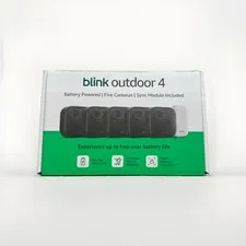 Blink Outdoor 4th Gen Camera System - 5 Pack (New)