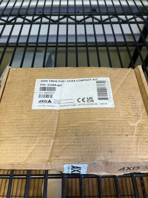AXIS T8645 PoE+ Coax Compact Kit (01489-001) | Open Box | Never Used