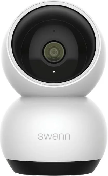 Swann EVO Pan-Tilt Wi-Fi Security Camera, 2K HD Night Vision ,SWIFI-SE2KPT-EU