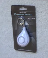 New SAFESOUND Emergency Key Chain Personal Alarms 125DB Loud Siren Safe Sound