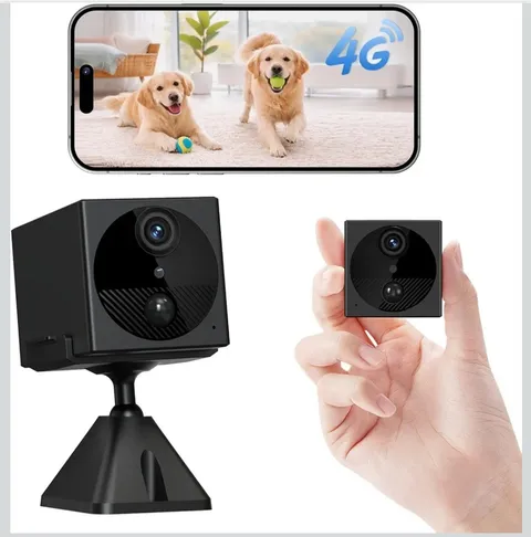 4G LTE Cellular Wireless Battery Security Camera, Anti-WiFi-Jamming Outage-Proof