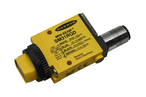 Banner 26839, SM31RQD Mini-Beam Photoelectric Sensor NOS